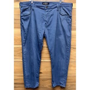 Mavi Jeans Men's 42 X 28 Blue Denim Cotton Stretch Mid Rise Straight Leg Zip Fly